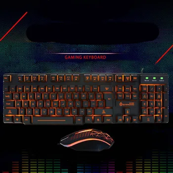 

Eighteen Du D600 Suspension Key Cap Machinery Handfeel Metal Floor Keyboard Keyboard and Mouse Set