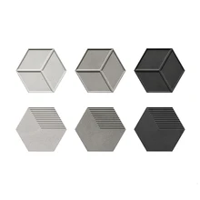 Силиконовая форма для бетонного лотка, креативная Геометрическая Керамическая Настенная кирпичная силиконовая форма, фоновый декор, сделай сам, цементная основа, глиняная форма
