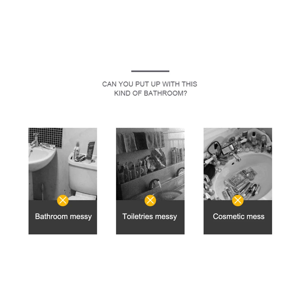 LemonBest полка для хранения ванной комнаты двухслойная полка для туалета Вертикальная подвесная вешалка для одежды органайзер настенная полка для душа