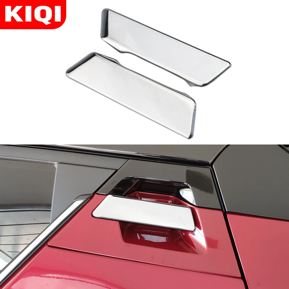 KIQI Car Styling Rear Door Handle Protection Trim Cover Doors Sticker for Toyota C-HR CHR 2016 - 2020 Accessories | Автомобили и