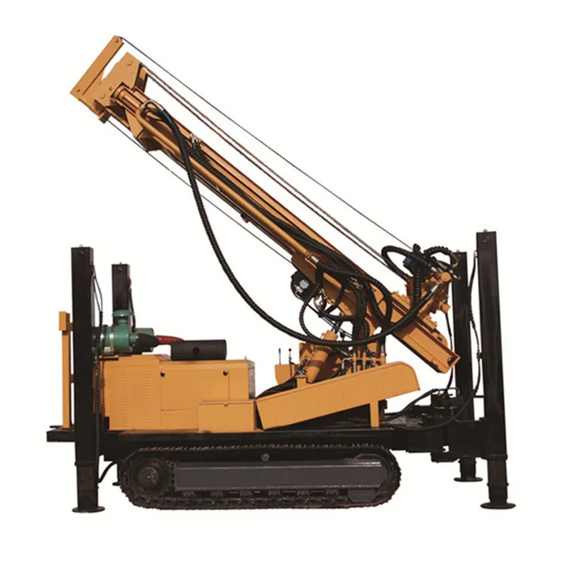 Multifunction Crawler Type Mounted Pneumatic Mining Water Well Hydraulic Rig Drilling Irrigation Rock Well Resource Exploration