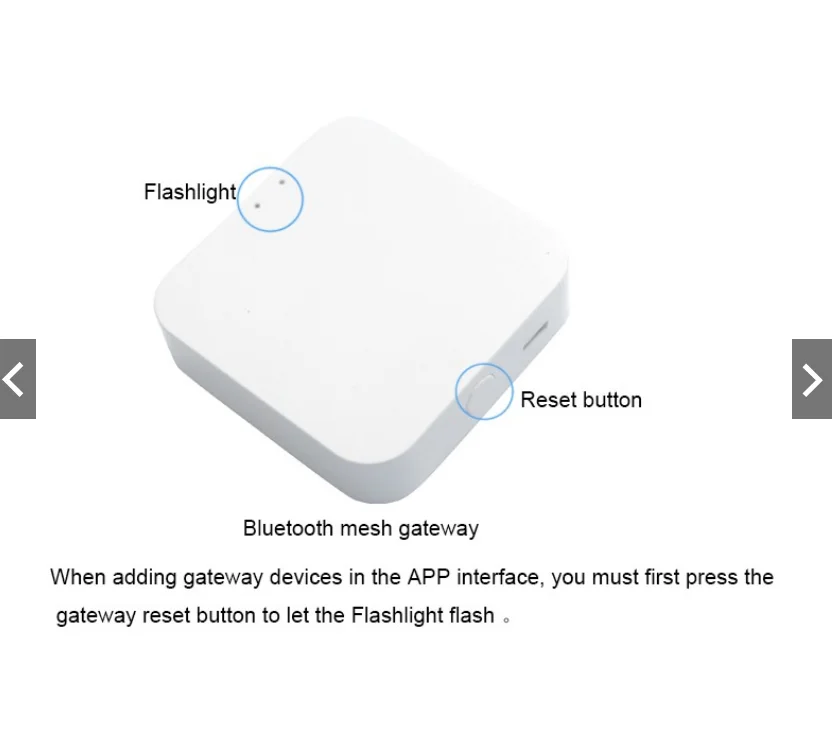 Yeelight Mesh Gateway Hub Supporting Device for Mesh Lighting Products WIFI Dual Mode Work With Apple Homekit Mijia App