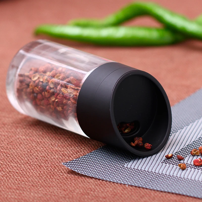 AMINNO Барбекю Spice Pepper Диспенсер Бутылки 2 шт. 100 мл Приправа Стеклянная банка 3-х размеров отверстия Кухонная утварь