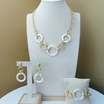 

Yuminglai Italian Designer Jewelry Dubai Gold Jewelry Sets Fine Jewelry FHK9256