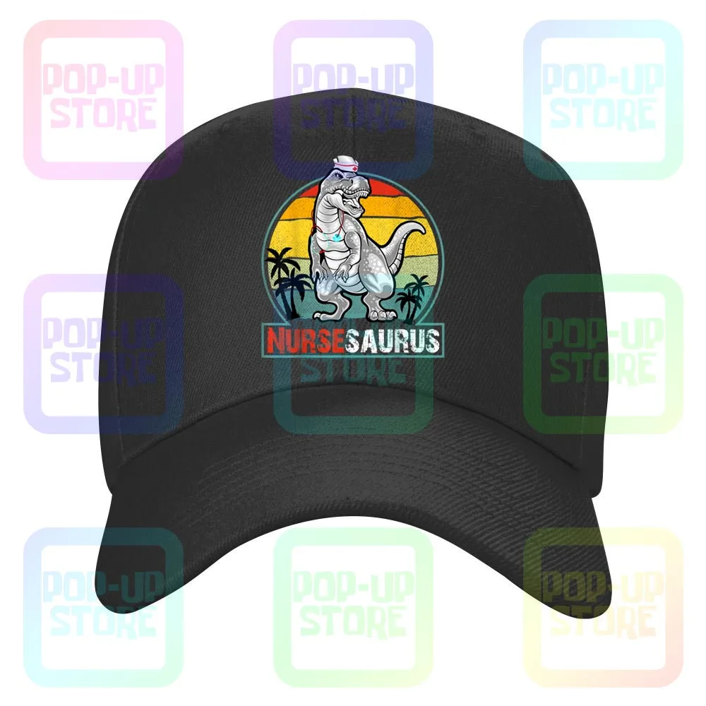 Nursesaurus T Rex Nurse Saurus Dinosaur Nursing Caps Baseball Cap | Аксессуары для одежды