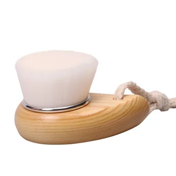 

Cleaning Tool Wood Handle Washing Artifact Beauty Makeup Tool Hand Washing Face Brushing Wood Handle Cleaning Face CC72