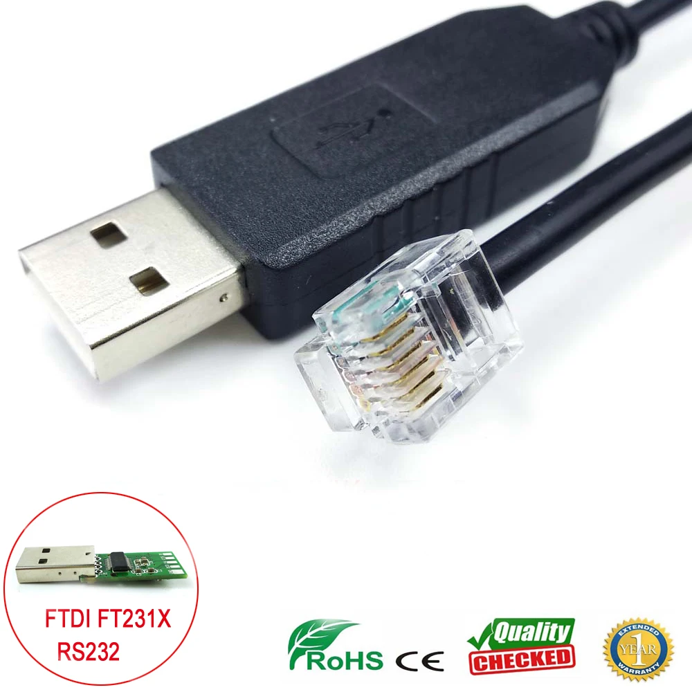 Ftdi usb rs232 к rj11 rj12 6p6c адаптер для leadshine шаговый привод Серводвигатель DM432C DM442 DM556 DM856