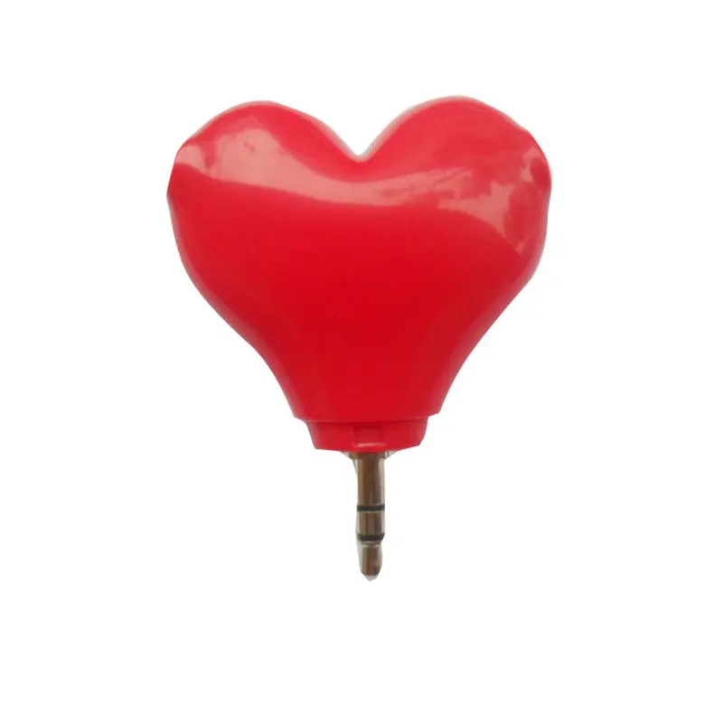 1 шт. стереогарнитура в форме сердца 3 5 мм|Аксессуары для наушников| |