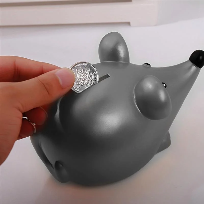 Мультфильм мышь Форма сохранить деньги копилка креативный копилка для монет на год Детский подарок для хранения монет