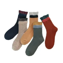 Jeseca, новинка года, зимние плотные теплые носки для школьников в школьном стиле винтажные уличные носки в японском стиле каваи Харадзюку