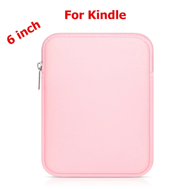 Мягкие планшеты гильзы сумка для iPad Mini 1/2/3/4 Air 1/2 крышка чехол для iPad Pro 9,7 нового iPad / 9,7 для чтения электронных книг 6 - Цвет: 6 inch pink