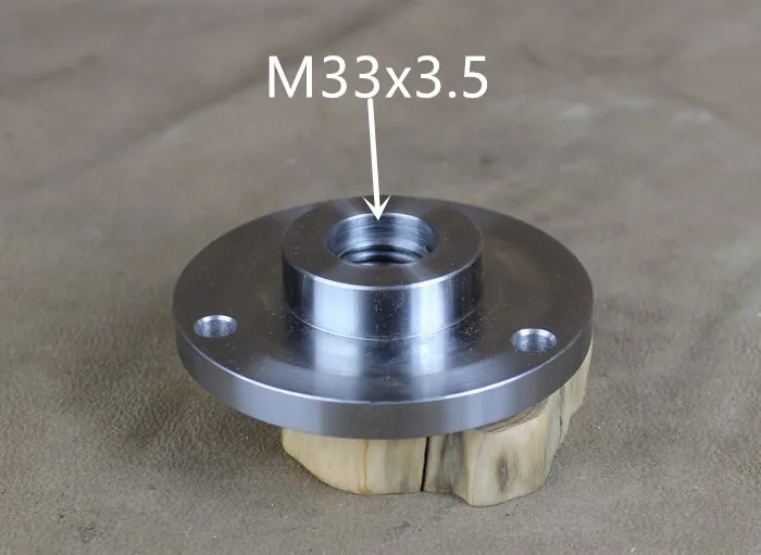 M33x 3,5mm M33 Spindel Thread chuck Flansch Zurück Platte basis platte Adapter Platte K11-80 K12-80 K11-100 K12-100