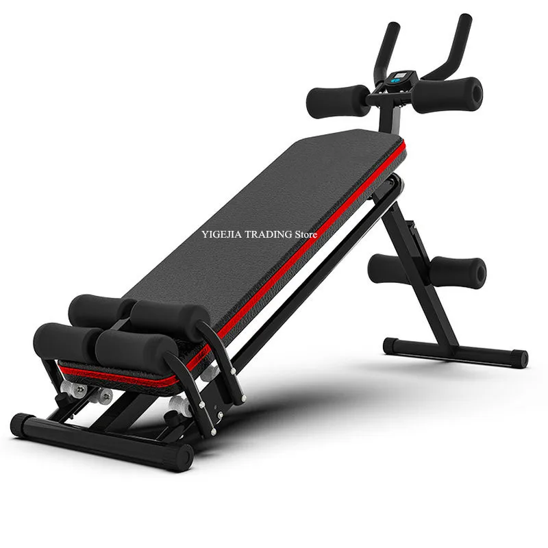 Home Fitness Ab Sit Up Bench Abdominal Training Board Workout Sports Dumbbell UK