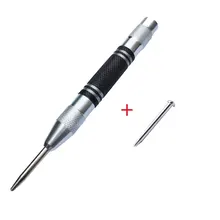 Ensemble d'outils de poinçonnage central en acier à haute teneur en carbone, poinçon central automatique, marqueur à ressort réglable, outils de charpentier, outils pour le travail du bois