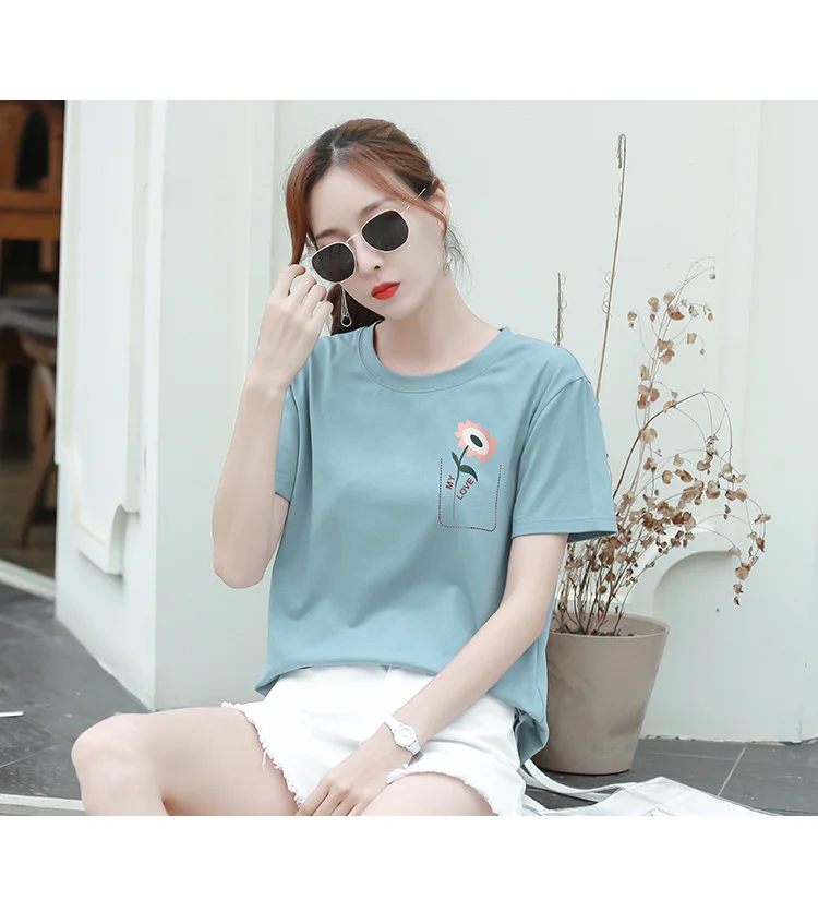 

2020 Summer Fashion T Shirt Women Woman Tshirt orange