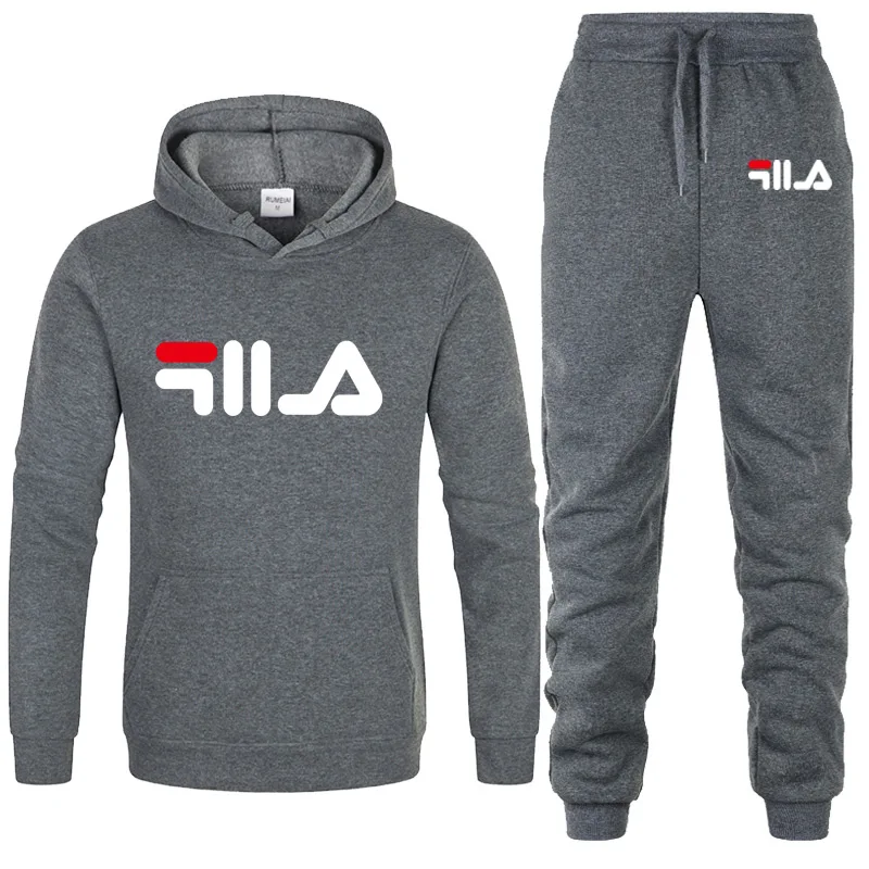 

Men Hoodies Set 2PC Autumn Male Casual Tracksuit Men's Sets Male Sweatshirt Jacket + Pants 2 Piece Set Male