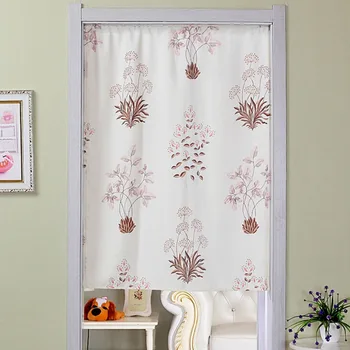 

New Japanese-style Curtain Partition Curtain And Wind Fabric Feng Shui Half Curtain Porch Kitchen Study Bedroom Curtain