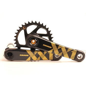 

SRAM XX1 EAGLE Golden Crankset DUB SL Carbon Fibre Crank 36T 34T 170mm 175mm MTB Bicycle Crankset