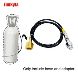 1.5m/90cm High Pressure CO2 Adapter Hose for Grohe Blue Home Machine to 2-10 kg Bottles