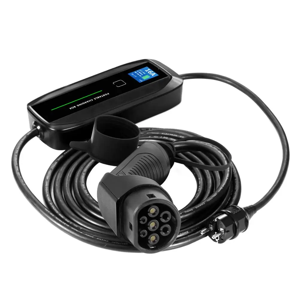 

Type 2 Electric Vehicle Charger Level 2 with Schuko