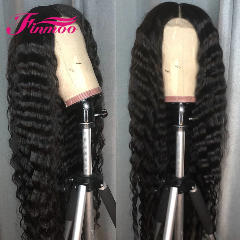 Полный парик шнурка глубокая волна перуанские волосы remy волосы предварительно сорванные естественные волосы с волосами младенца отбеленные узлы человеческих волос парик