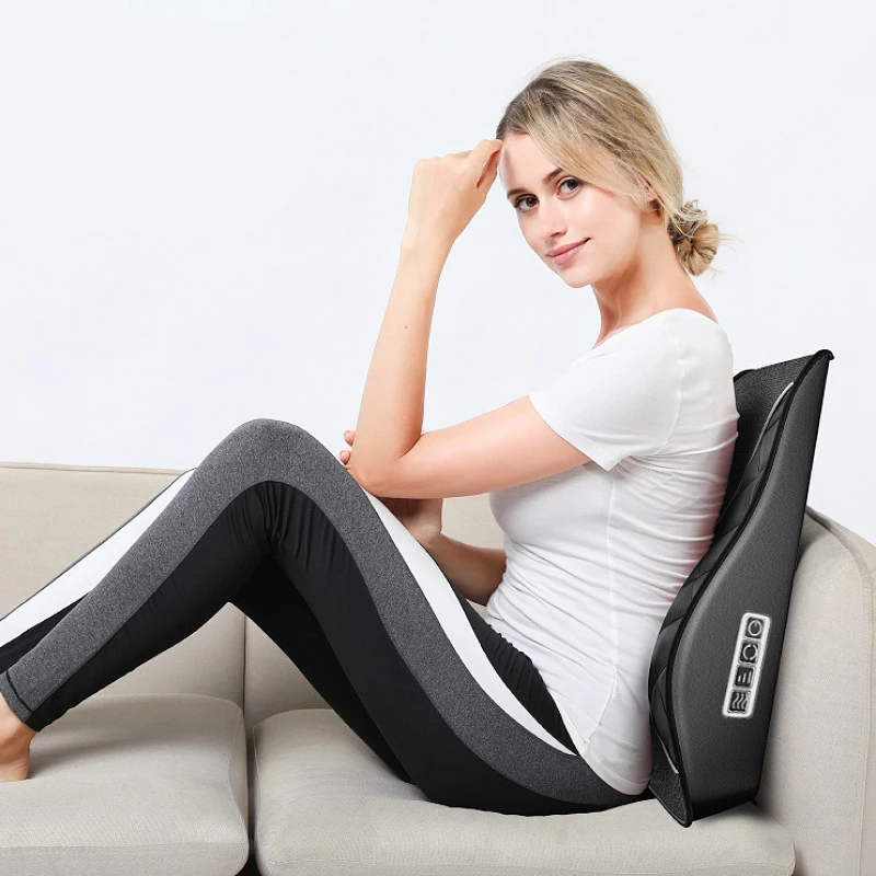 

Car Charging Massager For Back Neck Body Smart Kneading Hot Compress Multifunction Relief Tool Massage Machine Relaxation