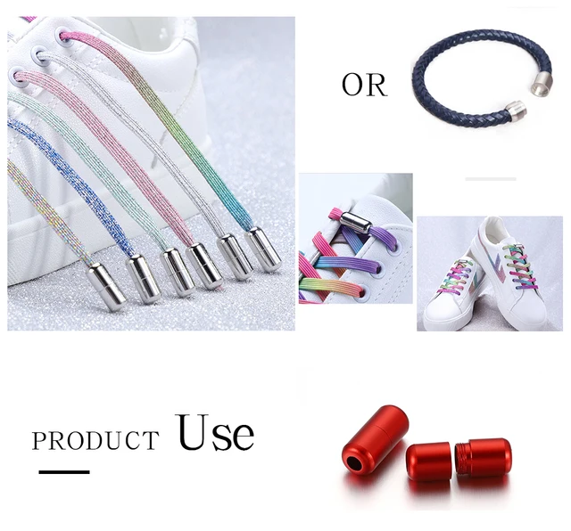 6pcs 3.5mm Hole,Shoelace Buckle Convenient Tieless Lace No Need Tie Lazy  Shoe Laces Buckle, Screw Thread Necklace Bracelet Clasp