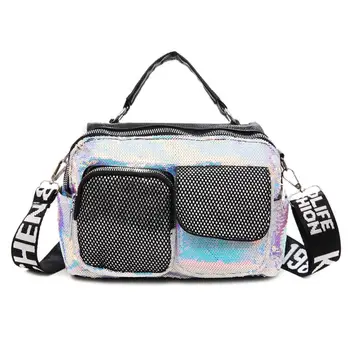 

Fashion Sequins Women Shoulder Crossbody Tote Bag Large Capacity Handbag Ladies Casual Shopping Totes Bolsas Feminina Sac A Main