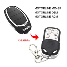Motorline rcm mx4sp dsm controle remoto 433mhz duplicador porta da garagem motorline 433.92mhz controle remoto chave