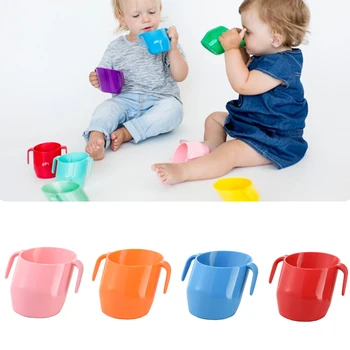

Baby Insulation Oblique Mouth Cup Leakproof Infant Learning Drinking Cups Tumble Resistant Baby Drinking Cups for Baby Kids