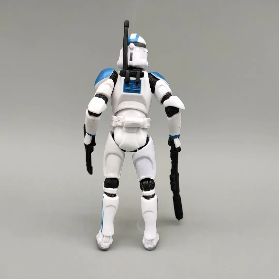 Lot of 5 Star Wars 501st Legion Blue White Clone Trooper 3.75" Loose Figure 