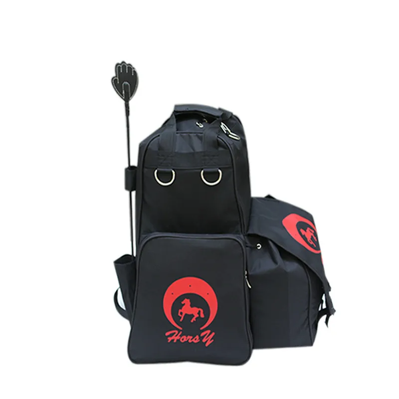 Horse Riding Boots Carry Bag Professional  Oxford Equestrian Equipment Backpack with Helmet Compartment Hot