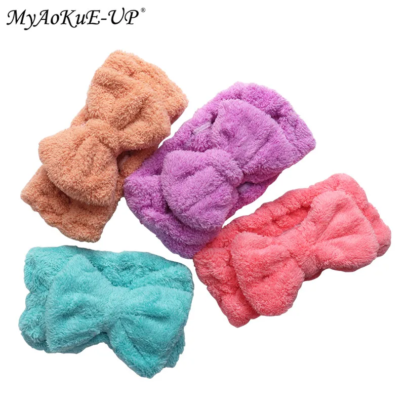 

Washing Headband Elastic Head Scarf Face Eyelash Extension Soft Hair Band Holder Bath Spa Lovely Makeup Accessories