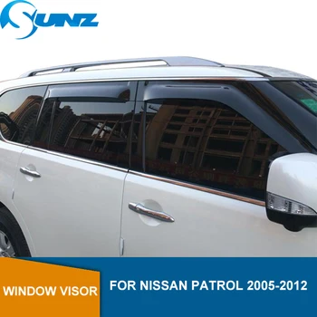 

Side Window Deflector For NISSAN PATROL 2005 2006 2007 2008 2009 2010 2011 2012 Black Window Visor Sun Rain Deflectors SUNZ