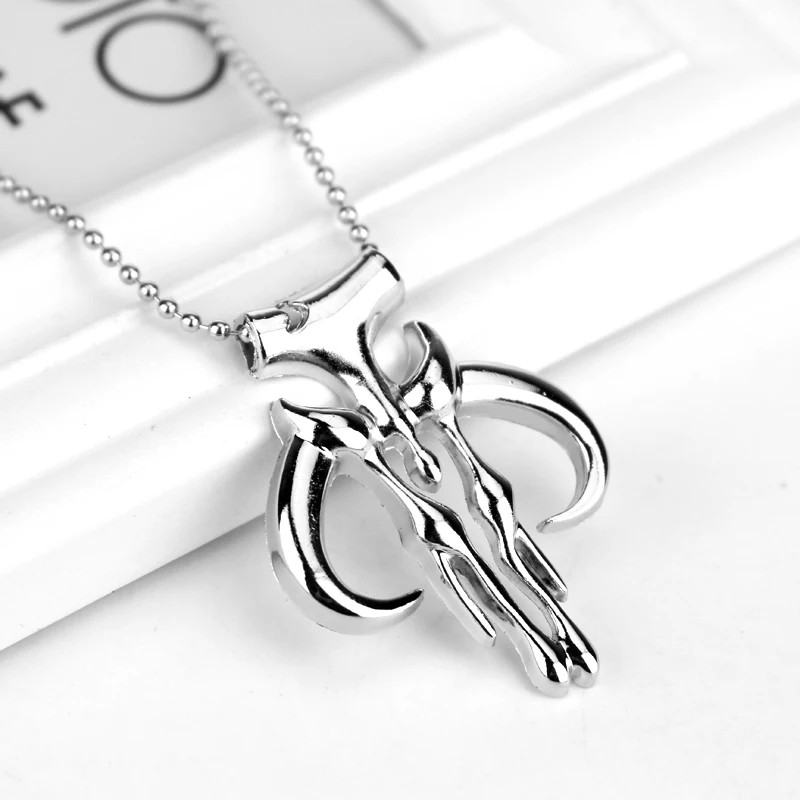 Caiduoduo Collana Uomo Donna Con Ciondolo Simbolo Jedi - Gioiello Gotico In Acciaio Inossidabile, Catena Hip Hop, Regalo Vintage Per Fan Di Star Wars - 3