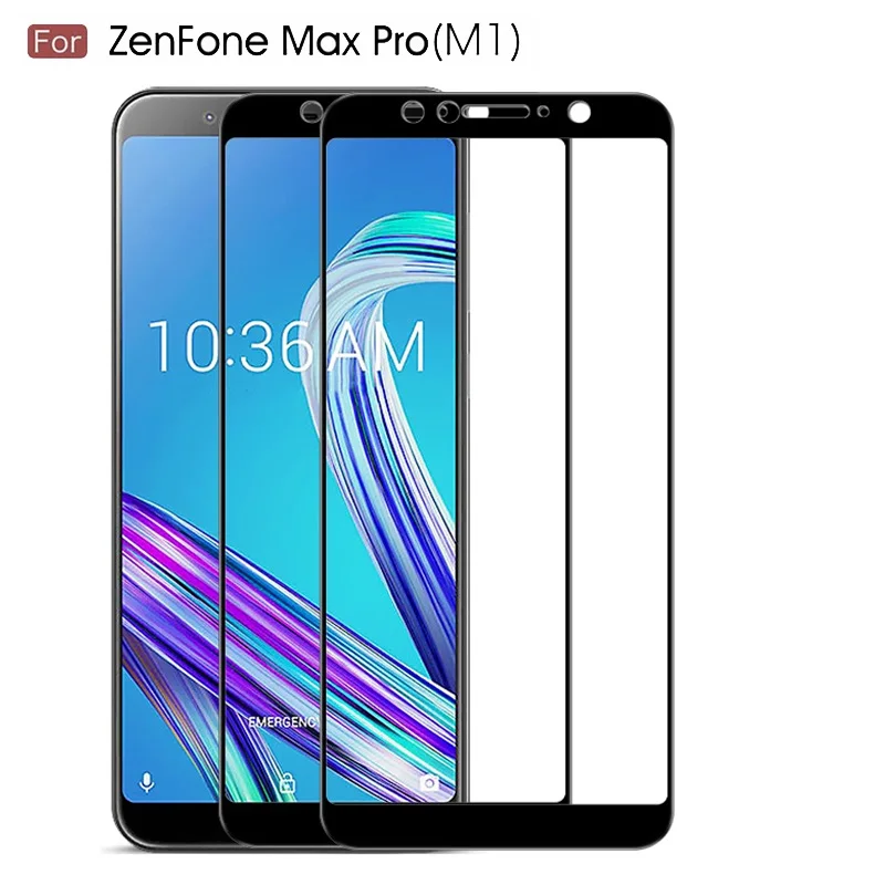 Premium Tempered Glass Screen Protect ASUS Zenfone Max Pro M1 ZB602KL Full Cover ZenFone M2 ZB631KL ZB633KL | Мобильные телефоны и