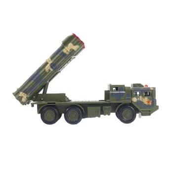 

Alloy Die Casting Combat Truck-Missile Transporter Children's Toy with Light and Sound