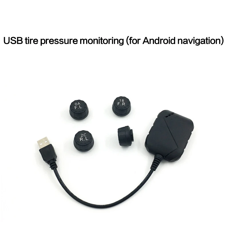 Большой экран Android навигация выделенная USB Беспроводная система контроля давления в шинах внешний детектор давления в шинах
