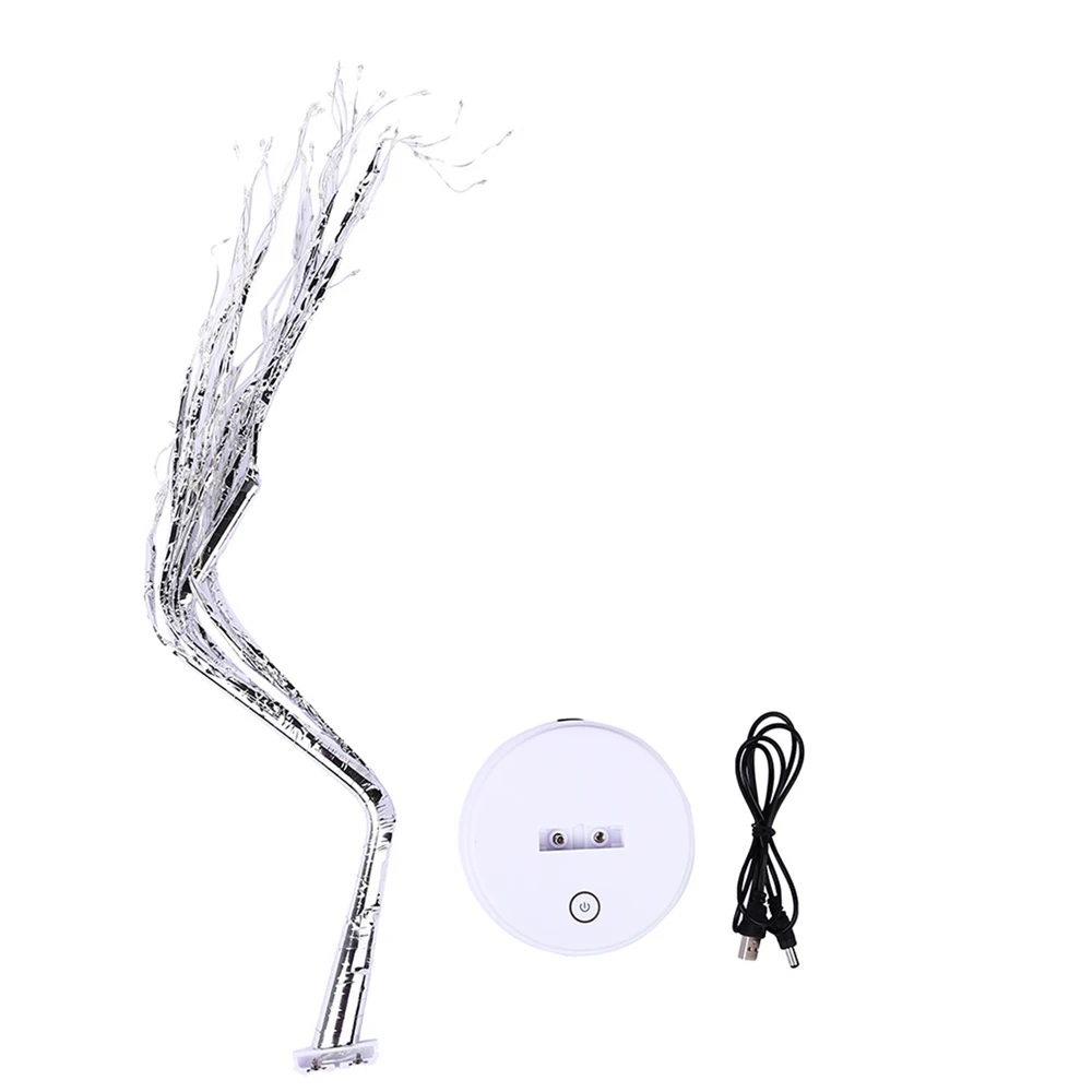 Touch Control LED Lights 108LED Simulation Tree Lights USB Tree Lights For Family Christmas Decorative LED copper Line Lights 2