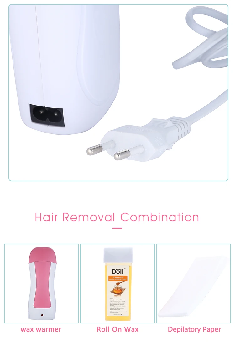 Blue New Hair Removal Portable Wax Warmer Paraffin Depilatory Wax Heater Roller Wax Heater