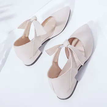 

2020 Summer Women Ballet flat Shoes Pointy Ballerina Soft Sole Slip On Casual Shoes Wedding Shoes Ladies M1213