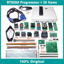 Rt809h usb universal programador com 21 itens emmc-nand flash bios eeprom melhor do que tl866ii mais rt809f