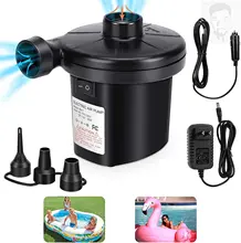 

new 12V Inflatable Pump Electric Air Mattress Camping Pump Air Compressor Portable Inflator Air Pump For Home Boat EU Plug