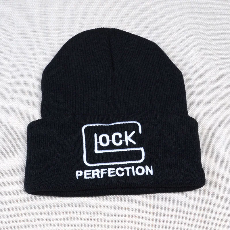 

Tactical GLOCK Shooting Sports Knitted cap Fishing Caps Warm Winter Men Outdoor Hunting Jungle Hat Airsoft Hiking hedging cap