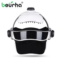 Электрический воздушный компрессионный массажер для головы давление воздуха разминающий массаж машина Расслабление боли Отопление для спа терапии шлем с мышцами