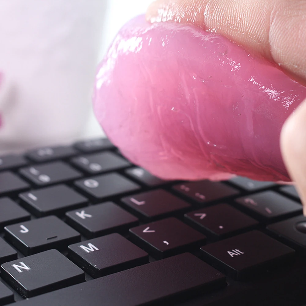 60 мл Slime Lizun для пылесос для клавиатуры клей волшебный гель супер для очистки от пыли глина грязевые принадлежности игрушки для клавиатуры ноутбука