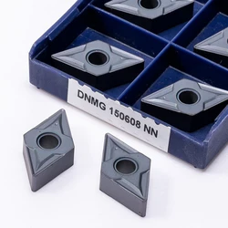 Dnmg 150608 nn alta qualidade cnc ferramenta de torneamento inserções da liga do carboneto para processamento aço metal inserções torneamento externo original