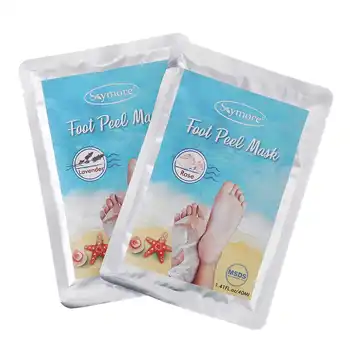 

2 Pairs Foot Peel Mask Exfoliating Callus Heels Peeling Off Calluses Dead Skin Remove Pedicure Socks Baby Foot Mask Skin Care