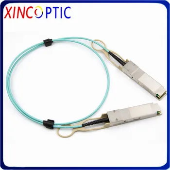 

Free Shipping 40G QSFP+ to QSFP+ AOC 1M Cable, 40Gbps OM3 OM4 1 Meter MPO SFP Module AOC Active Optic Fiber Cable
