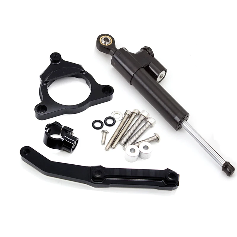 Dirección Coche y moto Qiilu Kit de Amortiguador de Dirección CNC para Kawasaki Z800/E Versión 2013 2016 olivi.com.br